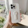 Applicable To IPhone 16 Straight Edge Liquid Mobile Phone Case Multi-function Rotating Bracket Apple 15PRO Anti-fall TPU