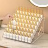 Nagelkunst Aufbewahrungsbox Mehrschichtige Transparente Nagellack Ausstellungsregal Haushalt Täglich Lippenstift Kosmetik Nagellack Kleber Regal