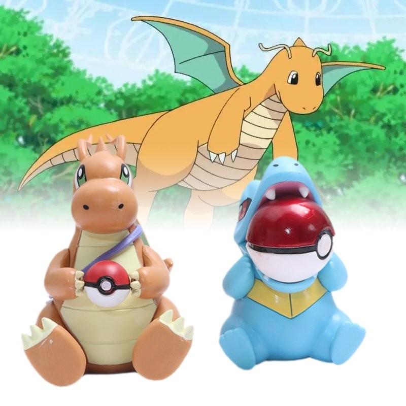 Dragonite Totodile 2pcs Toy Desktop Decoration Models Pvc Gift Material