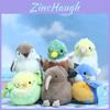 Charming Plush Animal Keychain Featuring Cute Penguin Sparrow Design Ideal For Gifting