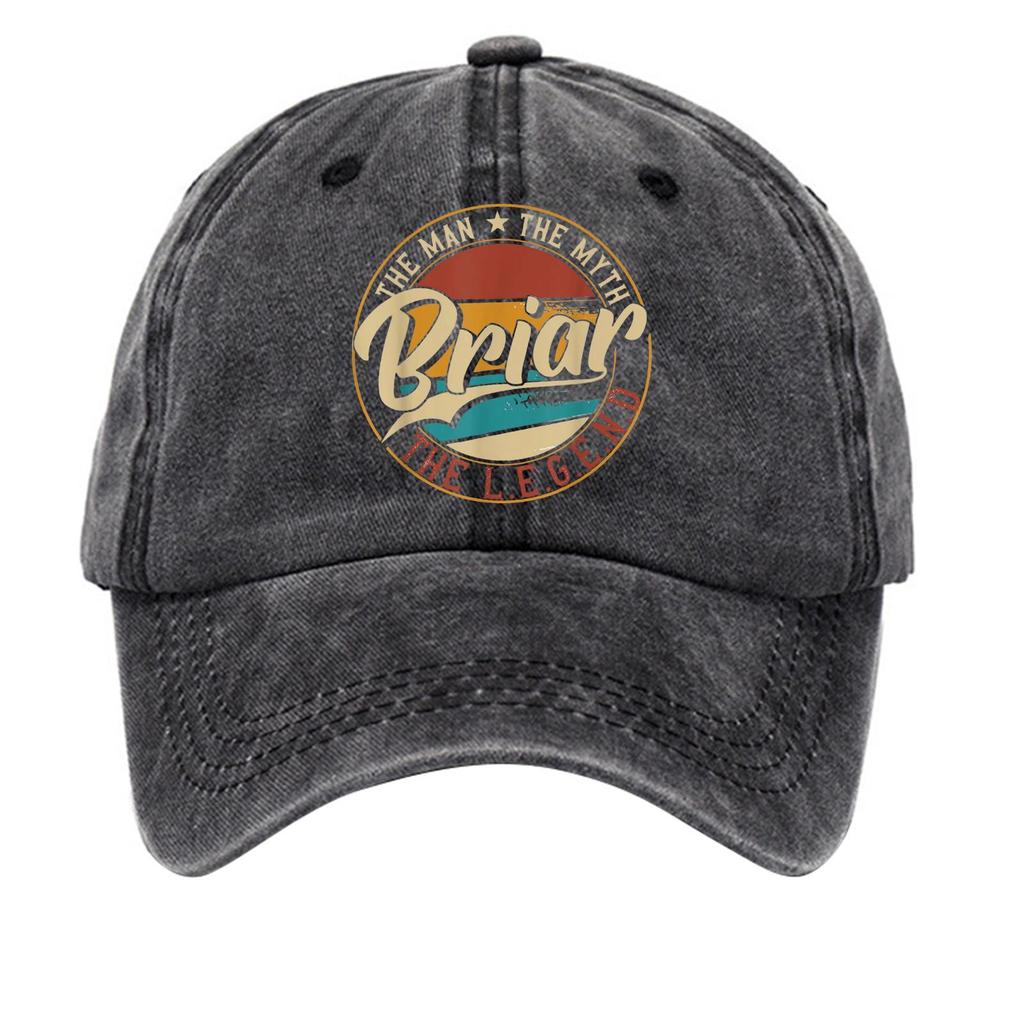 Washed Cotton Baseball Cap Soft Top Denim Hat Vintage Style Adjustable Fit Casual Outdoor Headwear for Men and Women