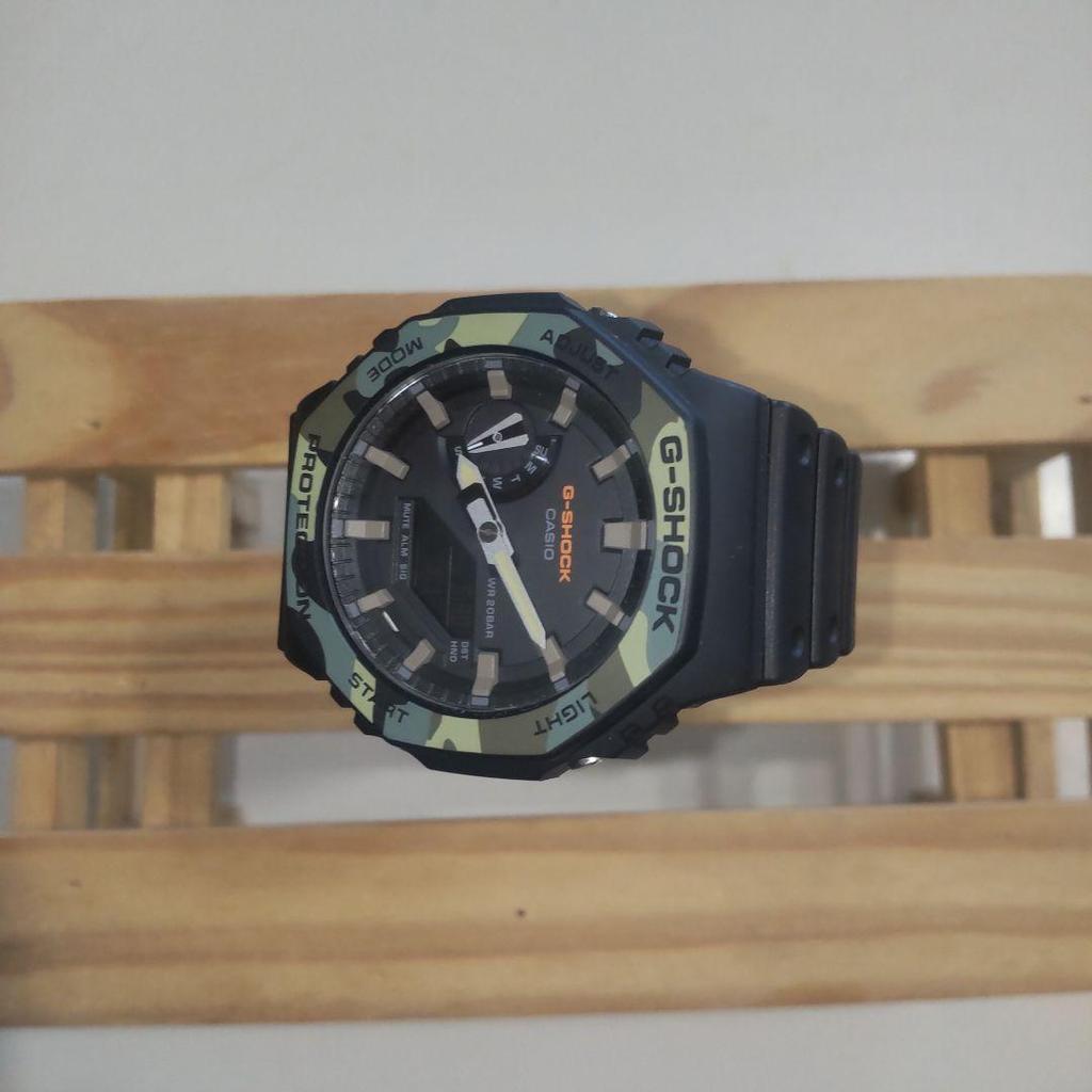 Used CASIO G-Shock GA-2100SU-1A Camouflage Color