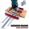 Drilling Locator Tool Precise Drilling Guide Jig Adjustable Centering Dowel Jig Woodworking Hole Punch Positioner Mortising Jig