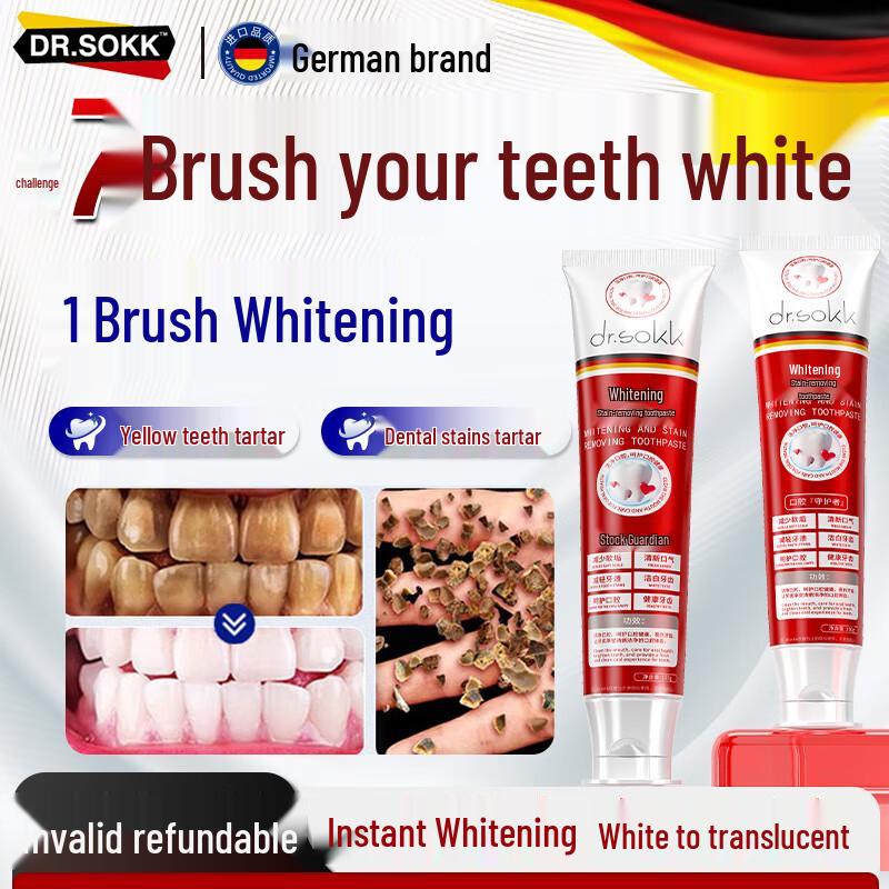 DR.SOKK Whitening & Stain Removal Toothpaste