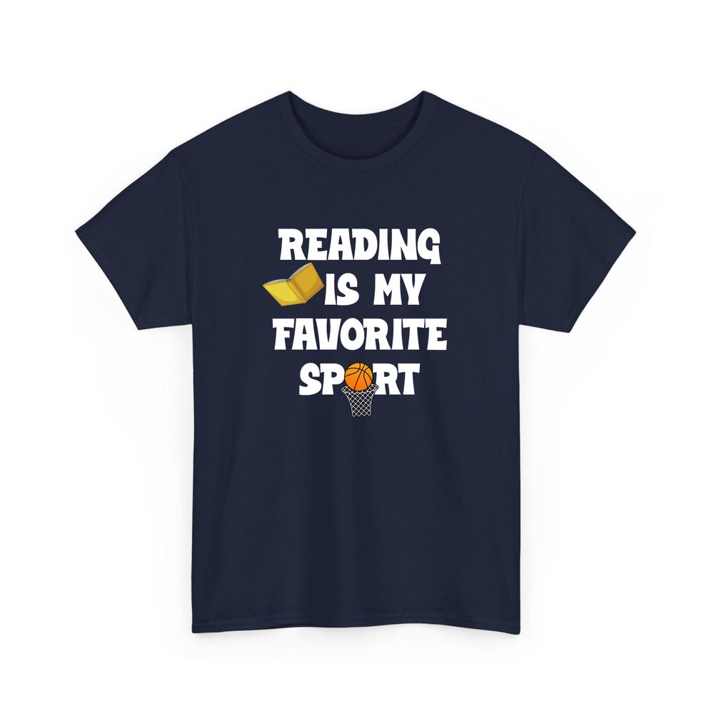 Reading Is My Favorite Sport T Shirt Reading Enthusiast T Shirt Book Lover Tee S