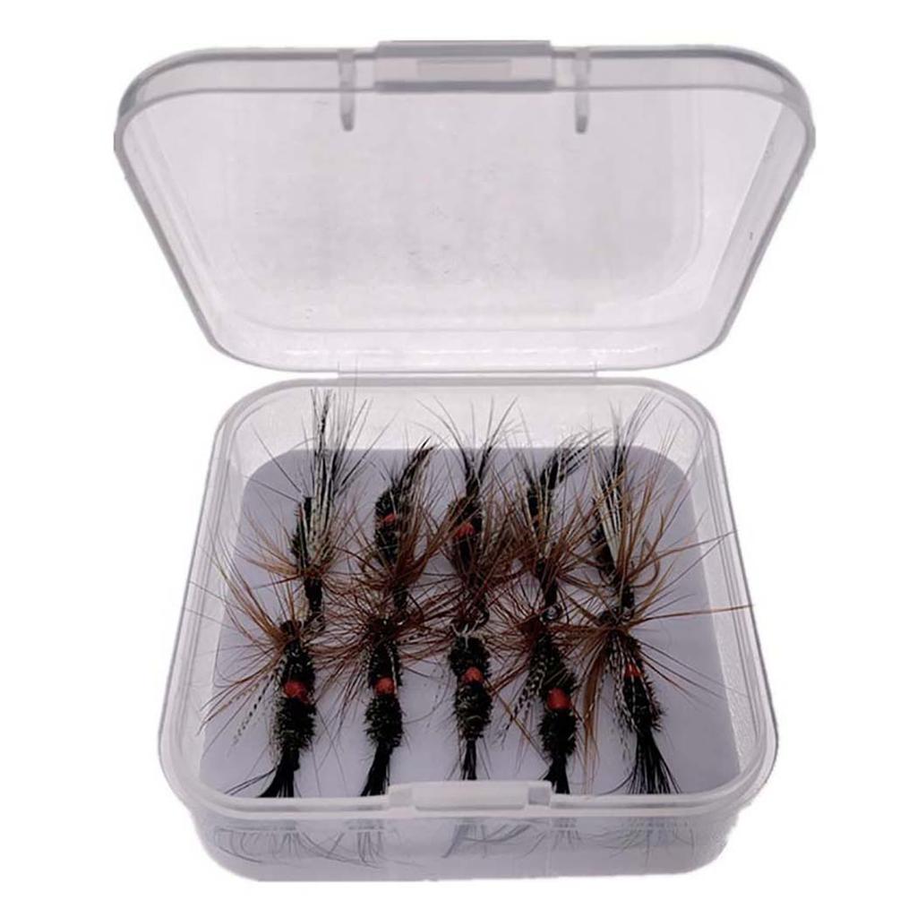 5/10/20/25Pcs/Box Caddisfly Dries Fishing Fly Lure Artificial Insect Bait Trout Fly Fishing Artificial Bait