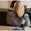 2024 autumn and winter new bag women's large-capacity handbag portable gift bag commute to school to work simple and fashionable