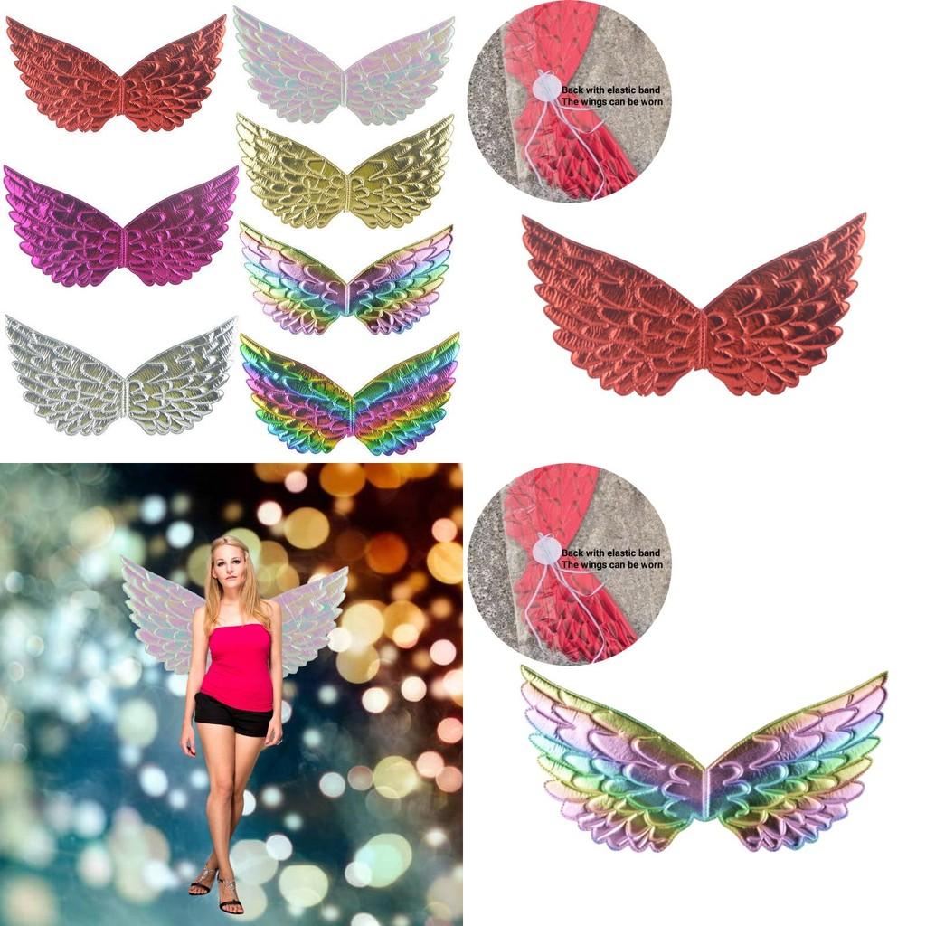 Barevná křídla Motýlí křídla na kostýmovou párty Elfí křídla Jednorožcova křídla