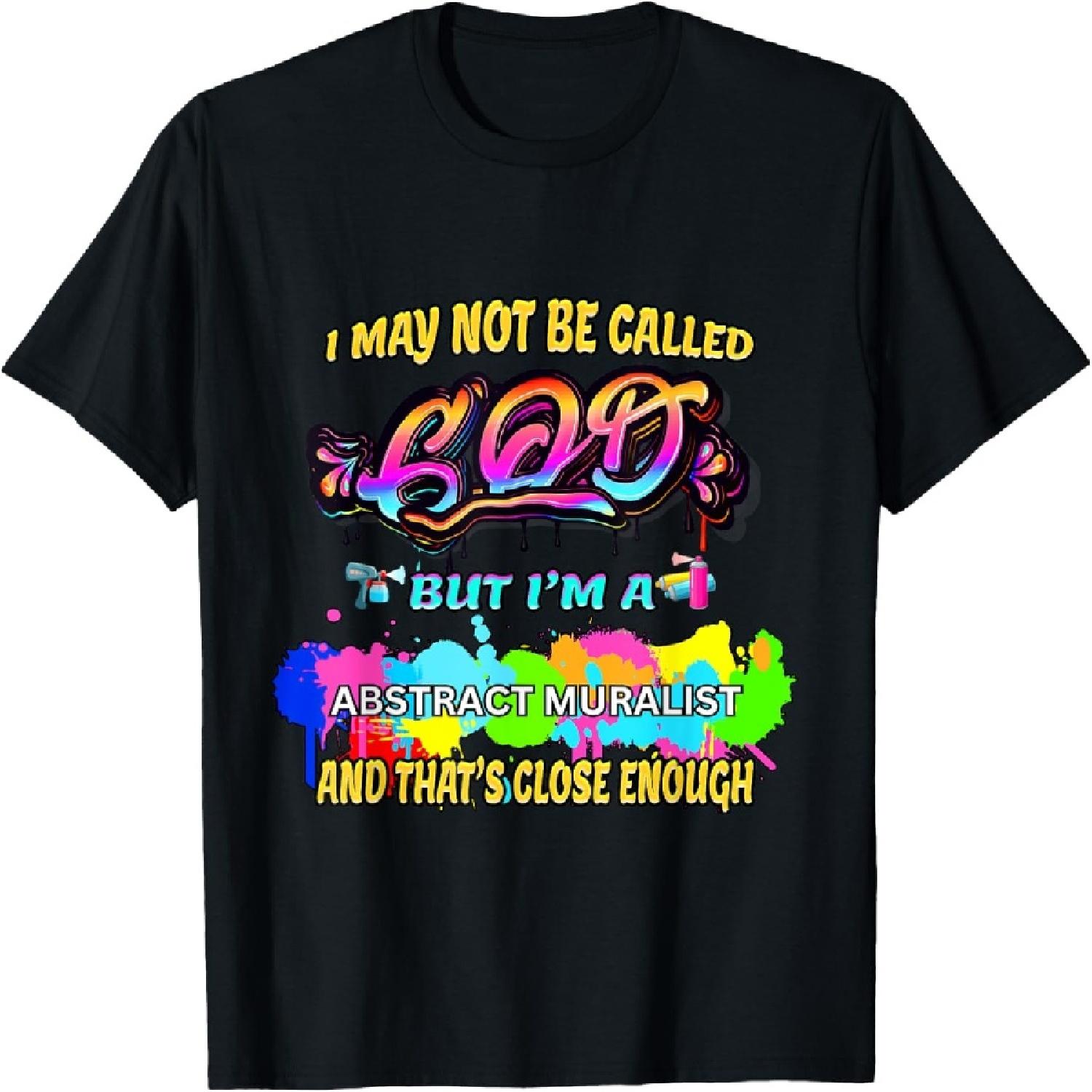 Retro vintage Graffiti Art graphic Abstract Muralist T-Shirt S