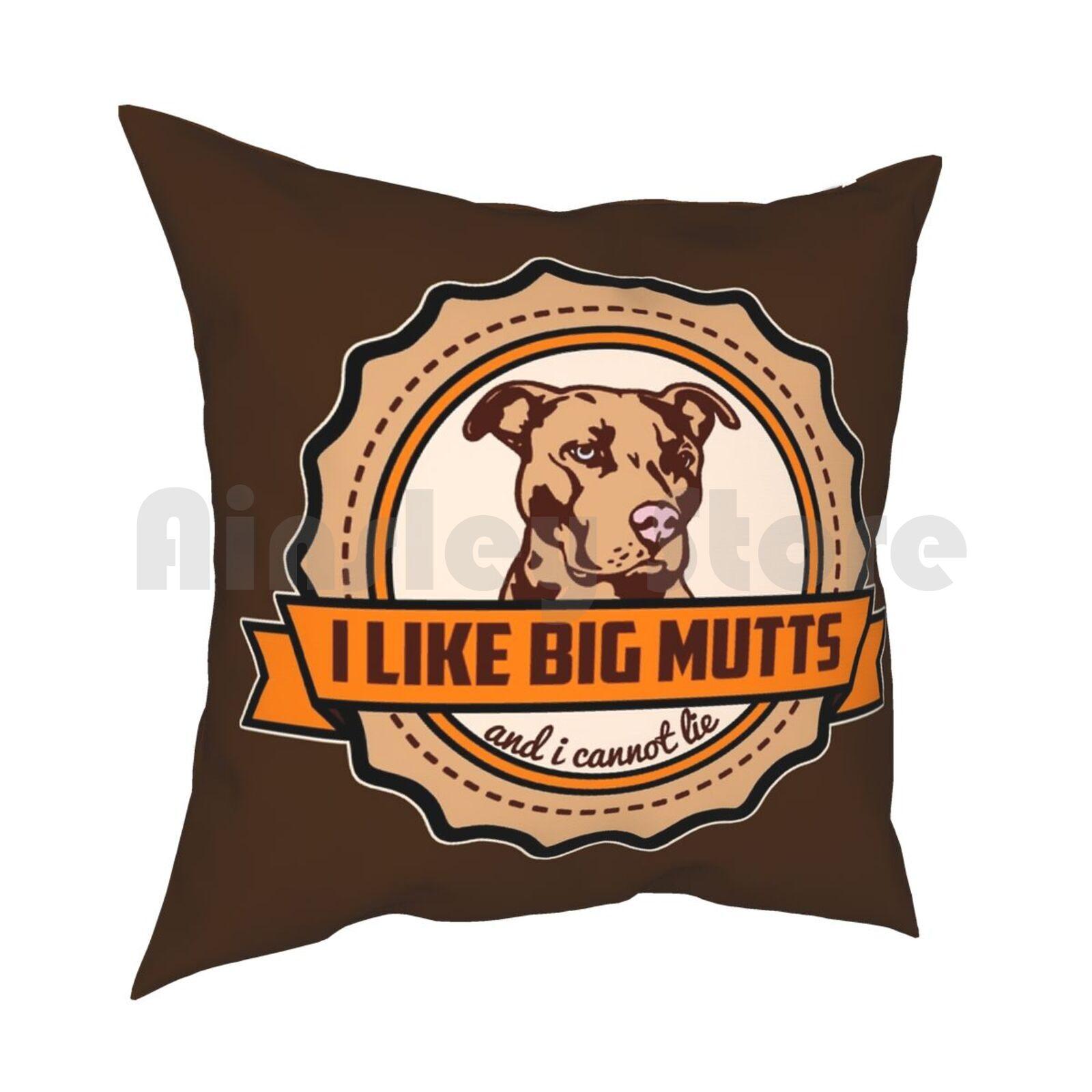 I Like Big Mutts Pillow Case Printed Home Soft DIY Pillow Cover Sir Mix Butts I Like Big And I Cannot Lie Parody Music Song 30x30cm 12x12in