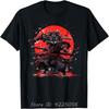 Graphic Tshirt Fashion T-shirt Japanese Ninja Cat Graphic T Shirt Oversized Tees Unisex O-Neck Tshirt Men's Clothing