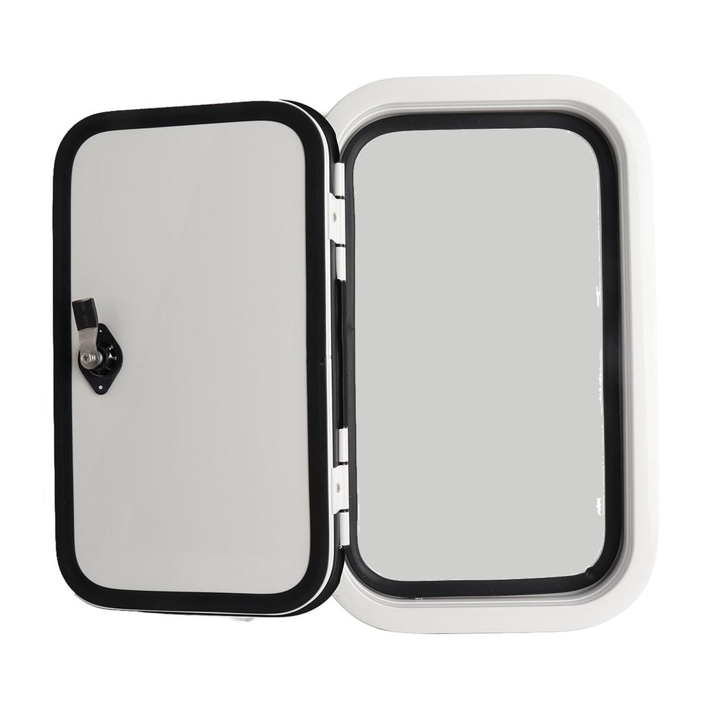 RV Baggage Door H500 W300mm Rounded Corner UV Protection Access Storage Door for Trailer
