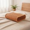 Curved Support Pillow Handwoven Rattan Neck Washable for Bedroom