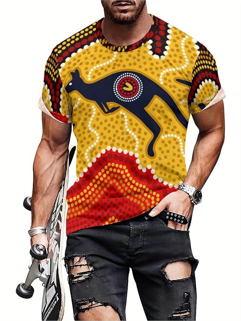 Men s Kangaroo Short Sleeve T-Shirt S