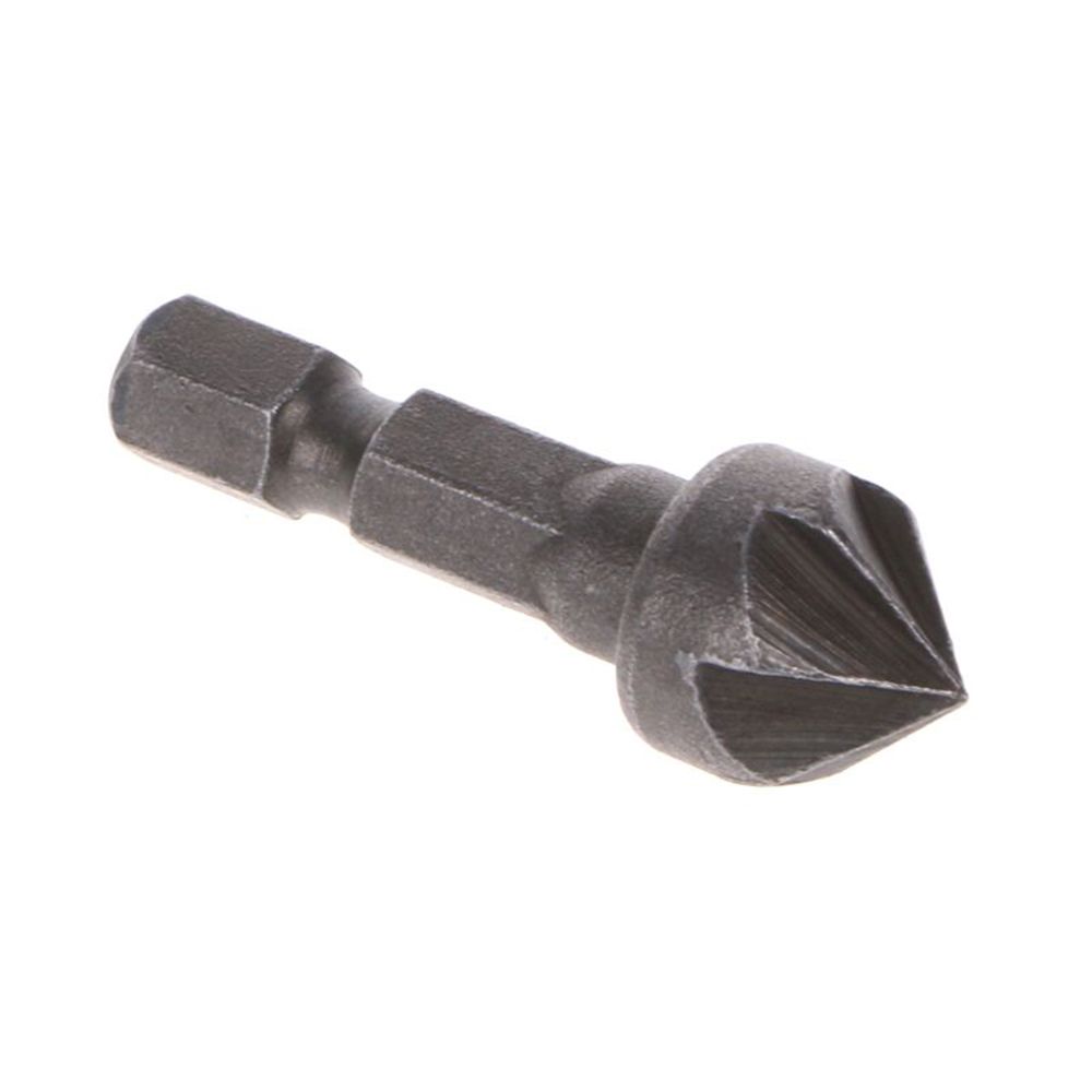 90 Degree Remove Burr Tools 1/4" Hex Shank Countersink Drill Deburring Drilling Chamfer Bit Cutter