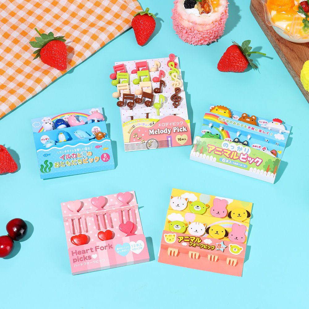 

Cute Decorative Tableware Animal Bento Fork Fruit Fork Toothpick Kitchen Supplies