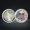 1PC United States Federal Bureau of Investigation Souvenir Gold Plated Coin Collection ST. Micheal Commemorative Coin Challenge Coin