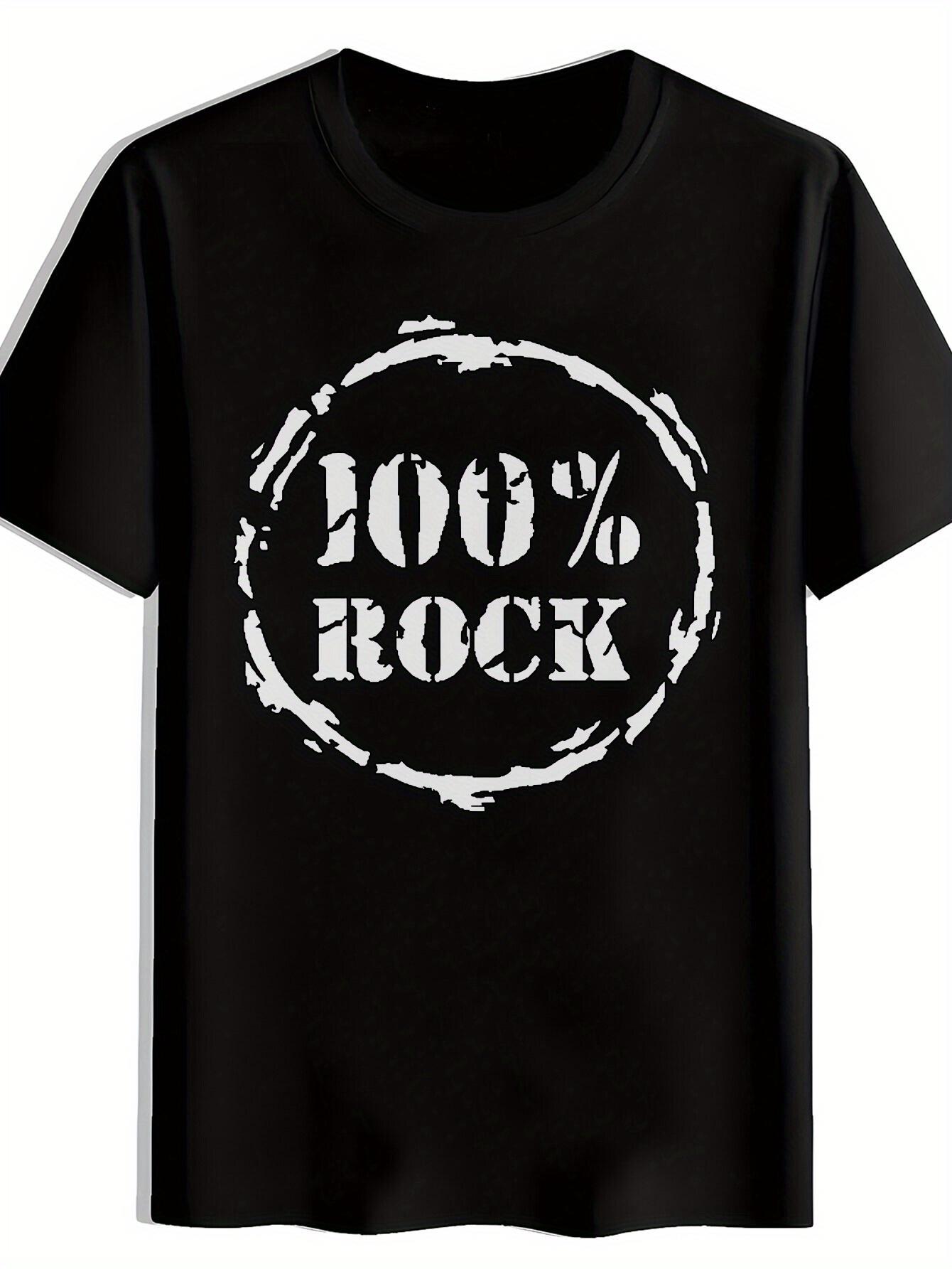 Graphic T-shirt - Bold ROCK Text Design XXL