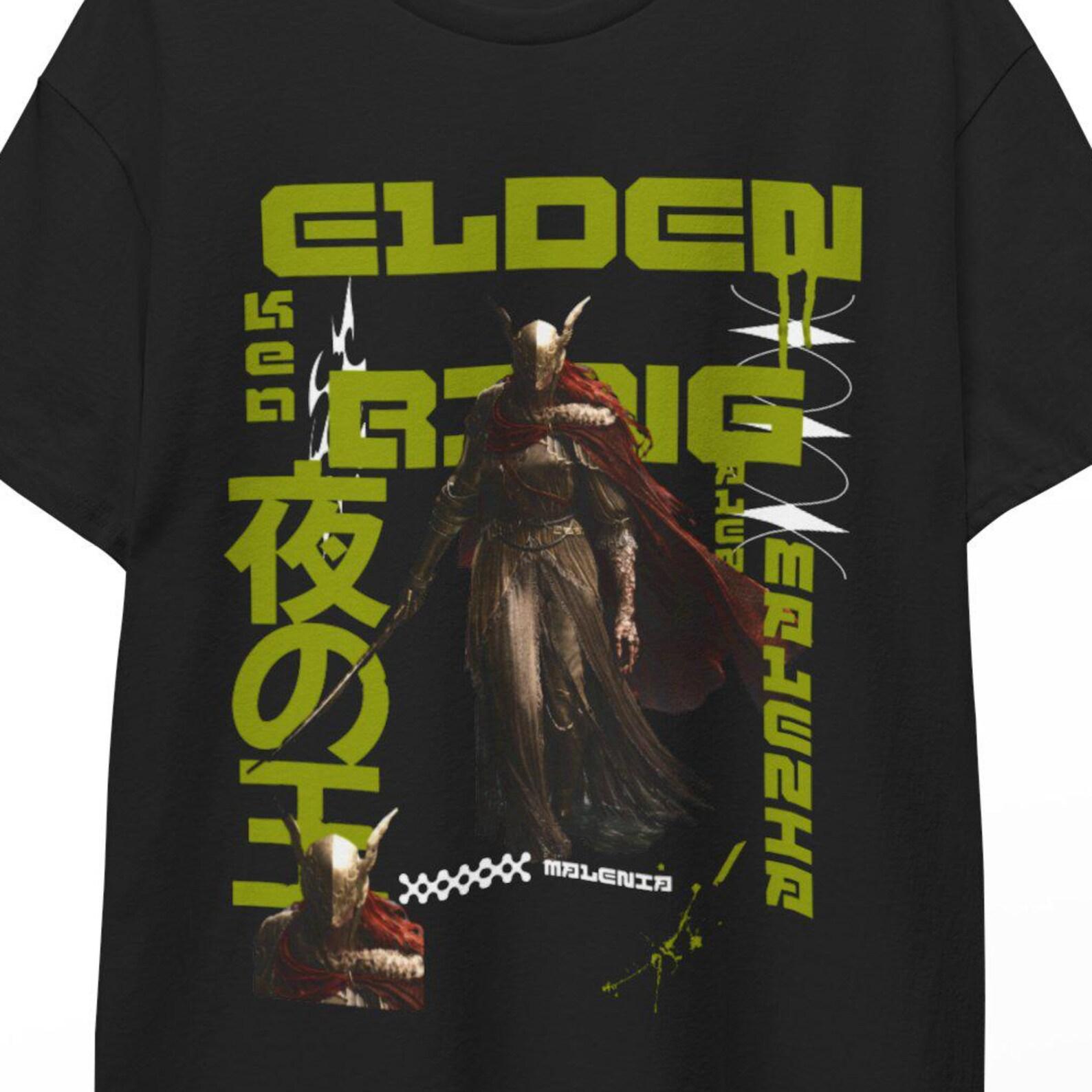 Elden ring Shirt Radahn Godrick Ranni Blaidd Malenia T-Shirt Video Game Shirt, Elden Ring Merch Fantasy elden ring png radahn shirt! L