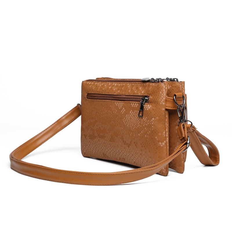 Strukturierte Pendler-Umhängetasche Messenger-Tasche Clutch