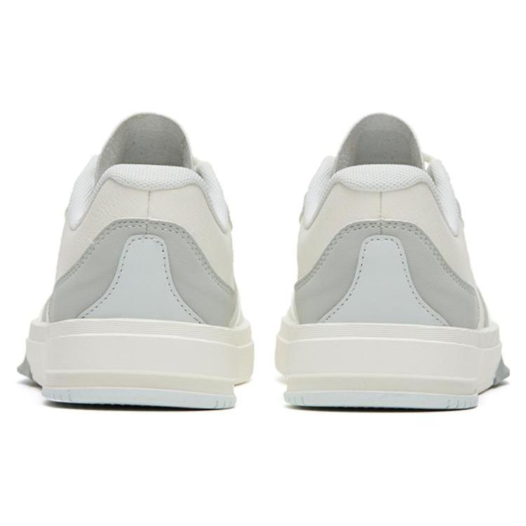 New Anta Life Collection Anti Slip Wear Resistant Low Top Skateboard Shoes Women's White Gray 922328011-2