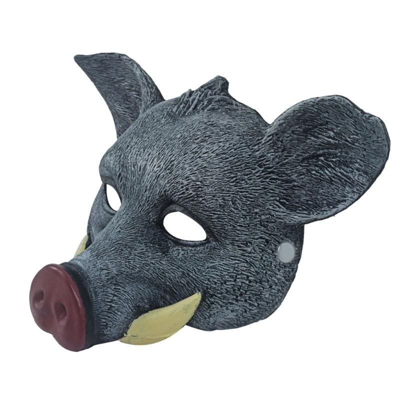 Masque Sanglier Animal Halloween Masque Cosplay Sanglier Sauvage Halloween Masque Intégral pour Halloween Mascarade Carnavals