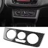 Per Seat Ibiza 6j 2009 2010 2011 2012 2013 2014 Vera Adesivo Controllo LHD Cornice in Fibra Rivestimento AC Morbido Pannello Centrale RHD Carbonio B3R4