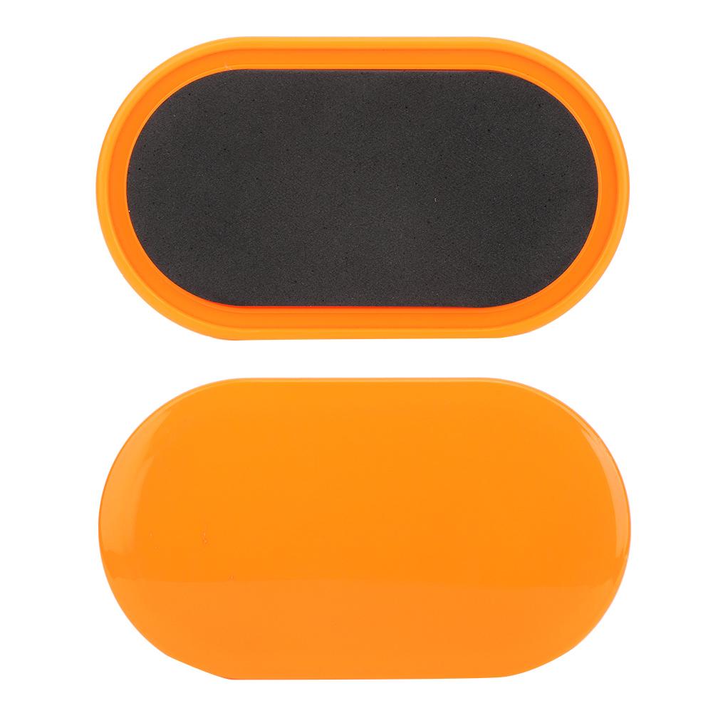 2Pcs Oval Yoga Sliding Disks Sports Fitness Disc Training Slider Exercise Workout Slide Mat Equipment