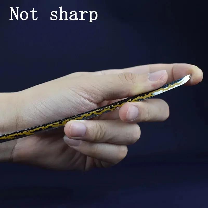 26cm Demon Slayer Katana Swords Alloy Real Katana Samurai Cosplay Home Decoration Edge Bedroom Decor Japanese Kid Toy Anime Gift