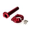 Universal Motorcycle 7/8" CNC Aluminum Accelerator Throttle Twist Grips Handlebars for Most Moped Dirt Pit Bike Scooter ATV Quad