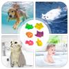 Cat Pool Toys 6pcs cat pool toys  Cat Bathing Toy Kitten Pool Water Squeaky Toy Interactive Swimming Bath Fish Toy Cat Supplies