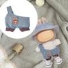 Plush Doll Clothes for 15cm 17cm Dress Up Soft Clothing Overalls