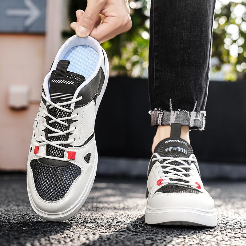 Men’s Sports Shoes Summer Backless Clogs Mules Casual Slippers Sneakers Students Sandals Over Sized