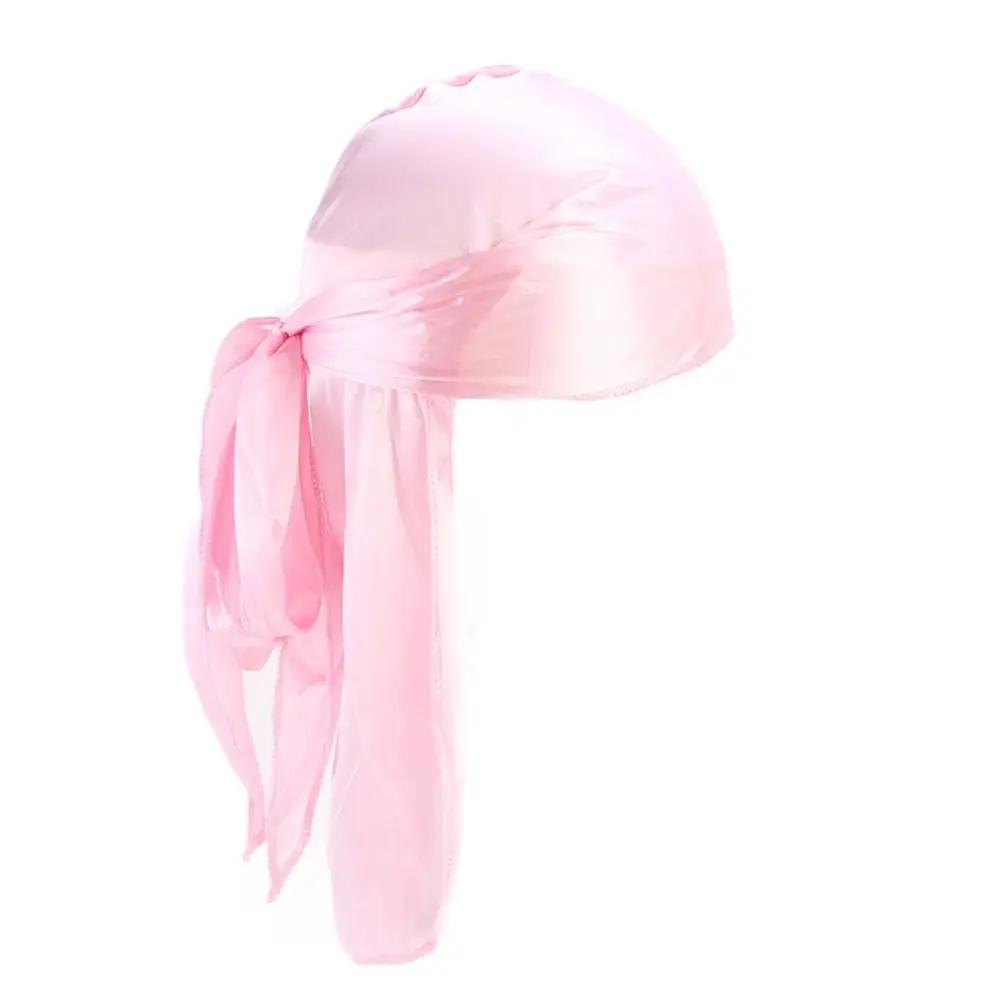 Lässiges Radfahr-Kopftuch Trendiges Vintage Stirnband Hut Baumwolle Langer Schwanz Piratenkappe Durag Hip Hop Bandana Unisex