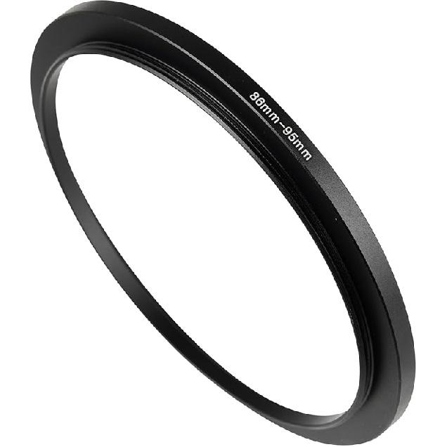 72-77mm Metal Step-Up/Down Ring Adapter Compatible with Mirrorless Cameras DSLR Lens, UV CPL ND Filter Thread Converter, Black