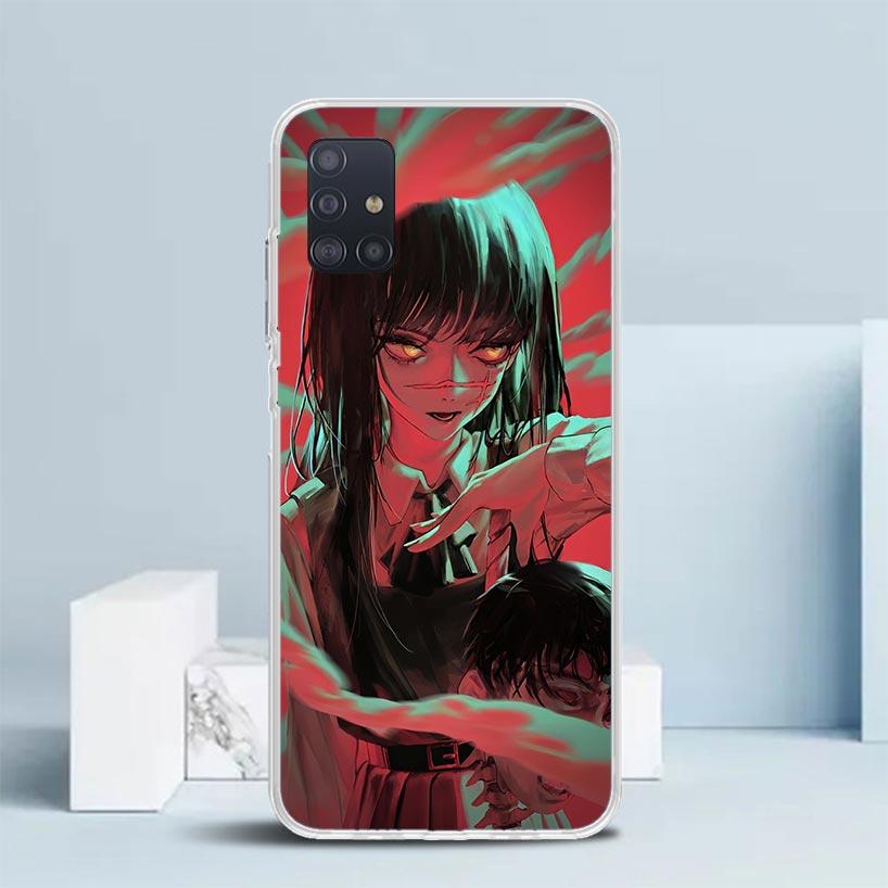 

C-Chainsaw Mans Yoru War Devil Phone Case For Samsung Galaxy A52 A32 A22 A12 A51 A50S A30S A10S Note 20 Ultra 10 S10 Plus A31 A2 Samsung A32 4G