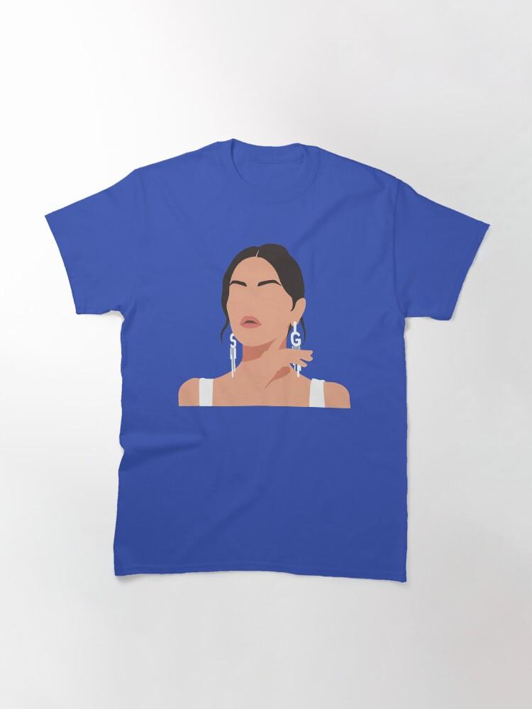 Selena Gomez Lineless Illustration Classic T-Shirt