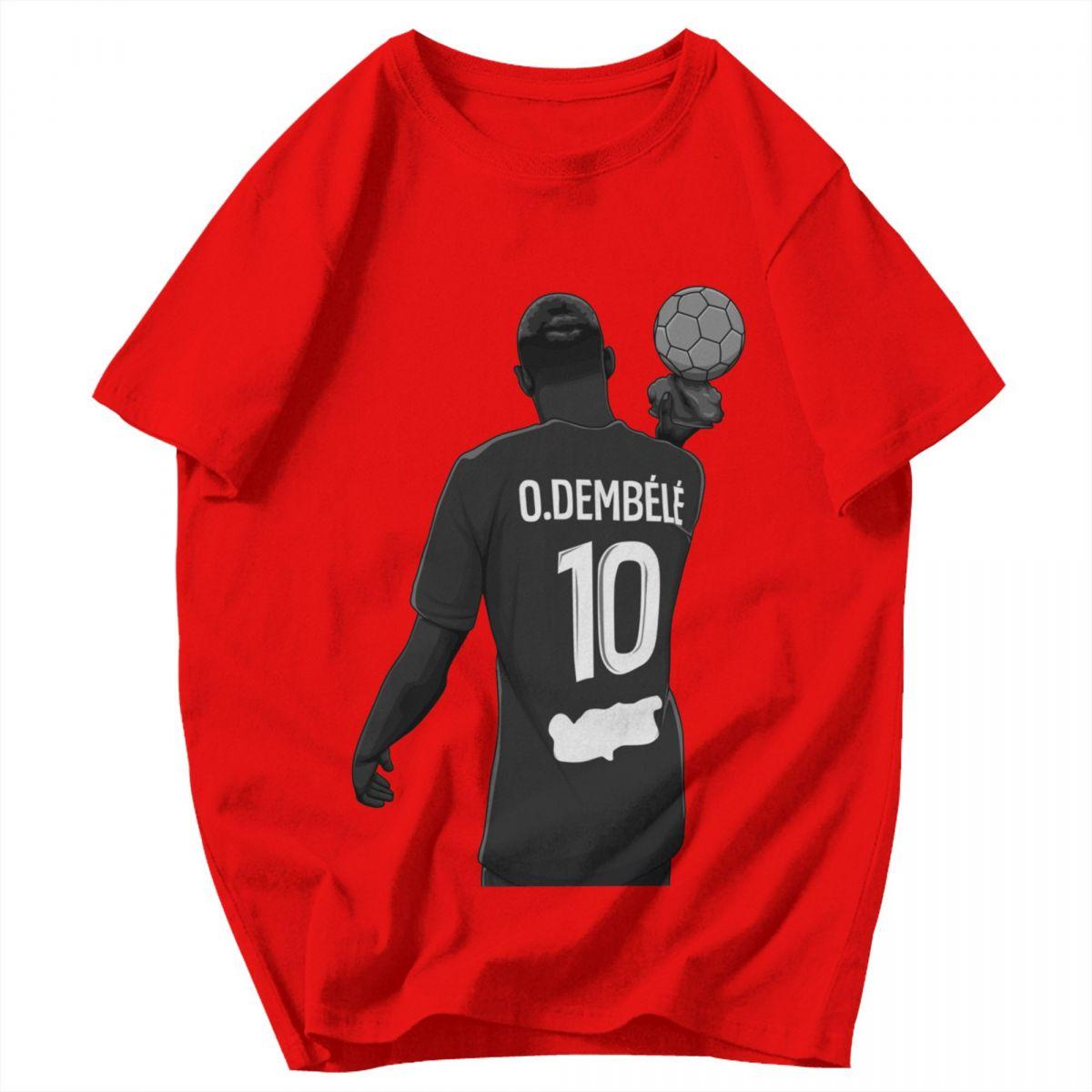 Men T Shirt Ousmane Dembele France Fans Gifts Unique Y2K Graphic Anime Unisex Clothes T Shirts S