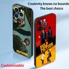 Classic Movies Pulp Fictions Poster Phone Case For iPhone 17 16 E 15 14 13 12 Plus Mini Pro Max Soft Black Shockproof Cover