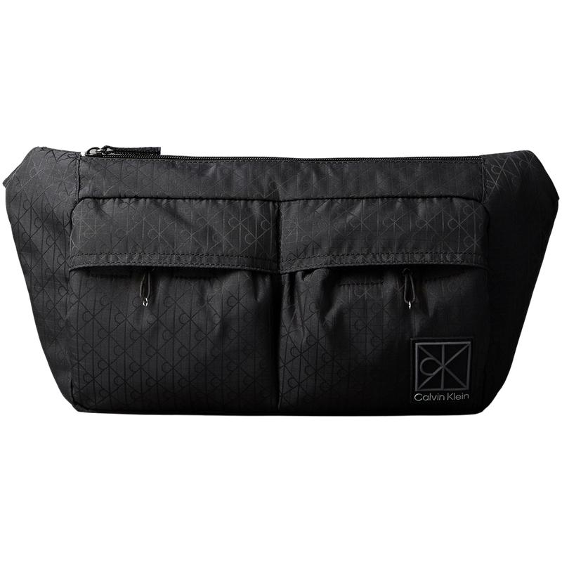 

Calvin Klein Commuter Portable Monogram Jacquard Printed Fabric Crossbody Bag Men bags Space-Black 4D3341G-UB1 Basic Set (Bag)