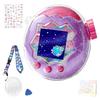 Tourmono Tamagotchi Paradise Transparent Case with Message Card, Shockproof, Anti-Scratch, Strap