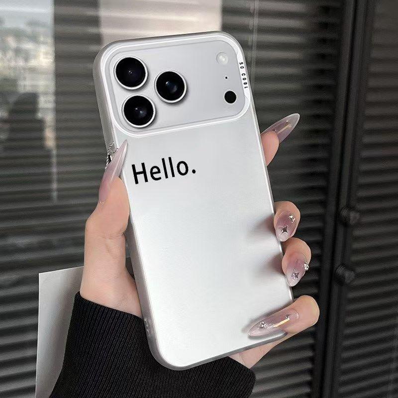 

Креативный английский чехол Hello для iPhone 15/16/17 Pro Max iPhone 14