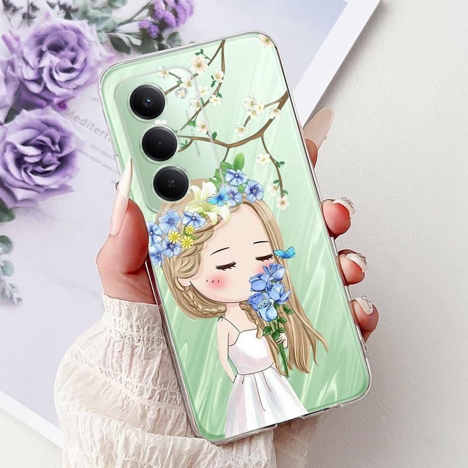 For Xiaomi Redmi 15 5G Case Cute Cat Luxury Painted Cover 6.9'' Soft Slim Phone Case For Xiaomi Redmi 15 Redmi15 4G Fundas Coque