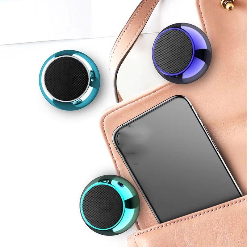 with RGB Lighting Mini Bluetooth Speaker Magnetic 2-in-1 Wireless Sound Box High Sound Quality Portable Subwoofer Party