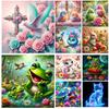 5D DIY Full Round Drill Diamond Painting Animal Kit Home Decor Art Craft 40x40cm