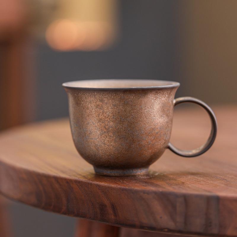 Nordic Ceramic Coffee Cup Latte Latte Flower Afternoon Tea Cup High Value Household Water Cup Mug