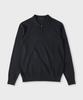PANICALE Navy Half-Zip Polo Knit
