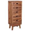 Day and Night - Day and Night Sideboard with 5 Drawers Solid Teak Wood 40x30x100 Cm