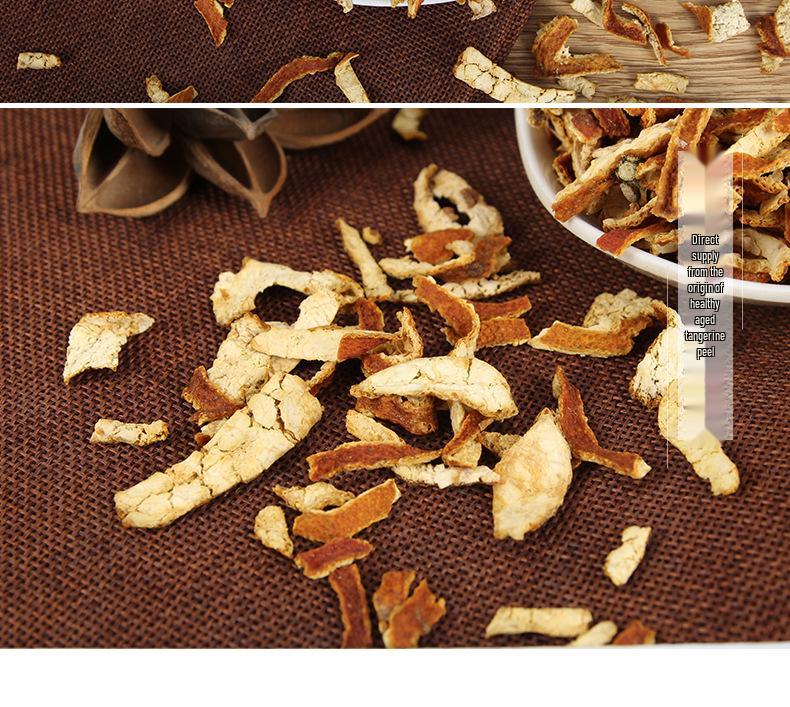 Seasonal Dried Tangerine Peel for Sour Plum Soup and Flower Tea