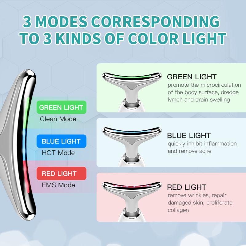 EMS Microcurrent Neck Face Massager Electric Neck Beauty Device Electric Wrinkle Remover Lifting Face Anti Wrinkle Remove Skin Cosmetology Equipment